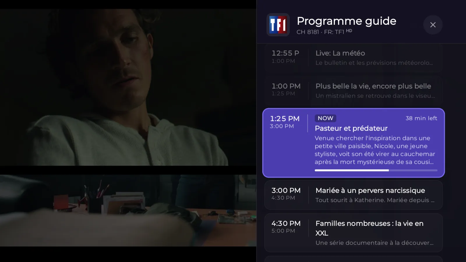 Live TV channels on Android TV